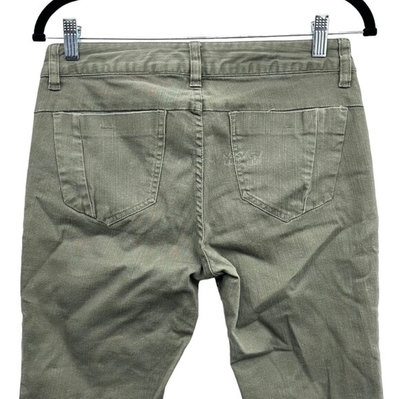 Toad & Co. Sisko Slim Organic Cotton Light Olive Pants 6 - Picture 3 of 6